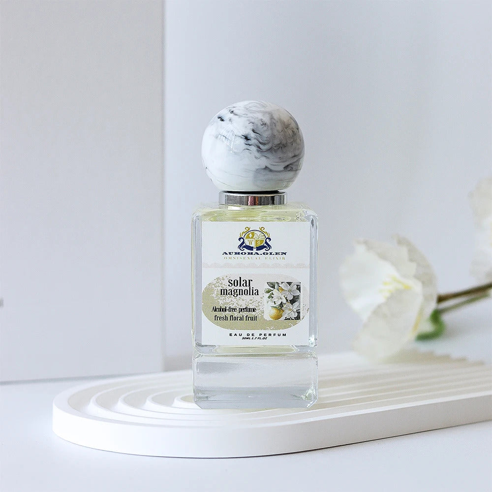 Alcohol-free Solar Magnolia Women's Fresh Floral Fruit Perfume Bergamot Neroli Iris Long Lasting Spring Summer Scent