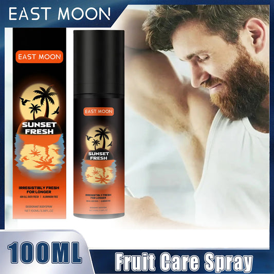 Fruity Deodorant Spray Men's Refreshing Sweat Odor Reducing Odor Lasting Fragrance And No Greasy Portable Perfume Spray For Men