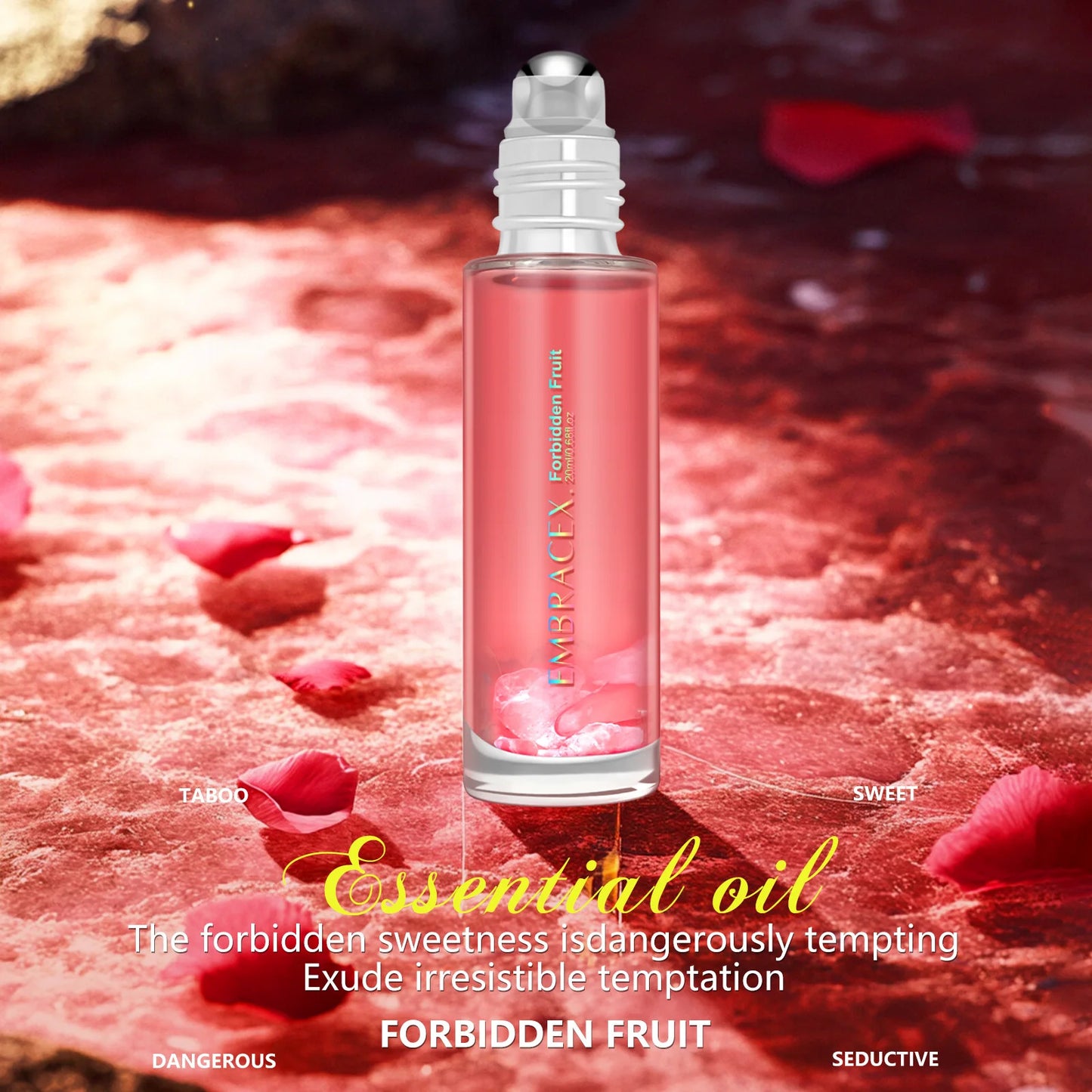 0ml Forbidden Fruit Roll On Essential Oils Perfume Essential Oil Long lasting Fragrance for Home/Car, Daily use,Gift for Friend