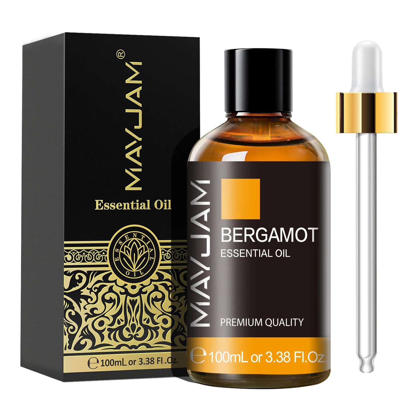 MAYJAM 1PCS 100ML Essential Oil with Dropper Sandalwood Lavender Eucalyptus Vanilla Aroma Oil For Humidifier Scent Candle Burner