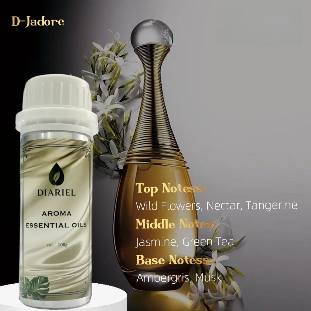 100ML Famous France Perfume Oil Men Women Fragrance Oasis Essential Oil Aromatherapy Aroma Diffuser Oil DLor Ton Foud Oud Wood