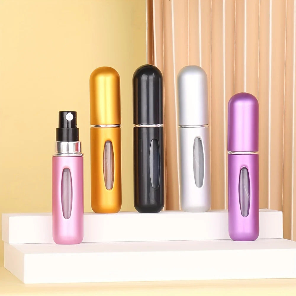 5 portable perfume spray bottles to refill at any time - never run out of your favourite perfume again!