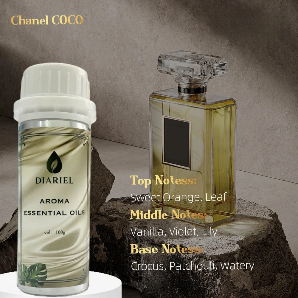 100ML Famous France Perfume Oil Men Women Fragrance Oasis Essential Oil Aromatherapy Aroma Diffuser Oil DLor Ton Foud Oud Wood