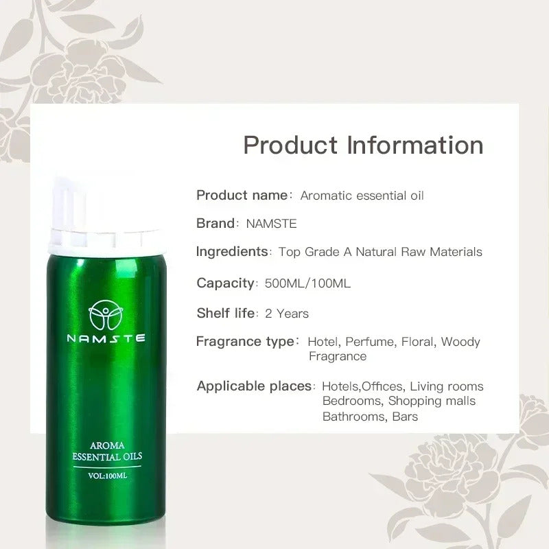 Namste 100ML Santal 33 Aroma Diffuser Essential Oil Supplementary Fluid Top Level Perfume Air Freshener Fragrance Home smell