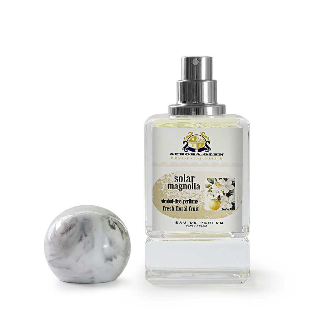 Alcohol-free Solar Magnolia Women's Fresh Floral Fruit Perfume Bergamot Neroli Iris Long Lasting Spring Summer Scent