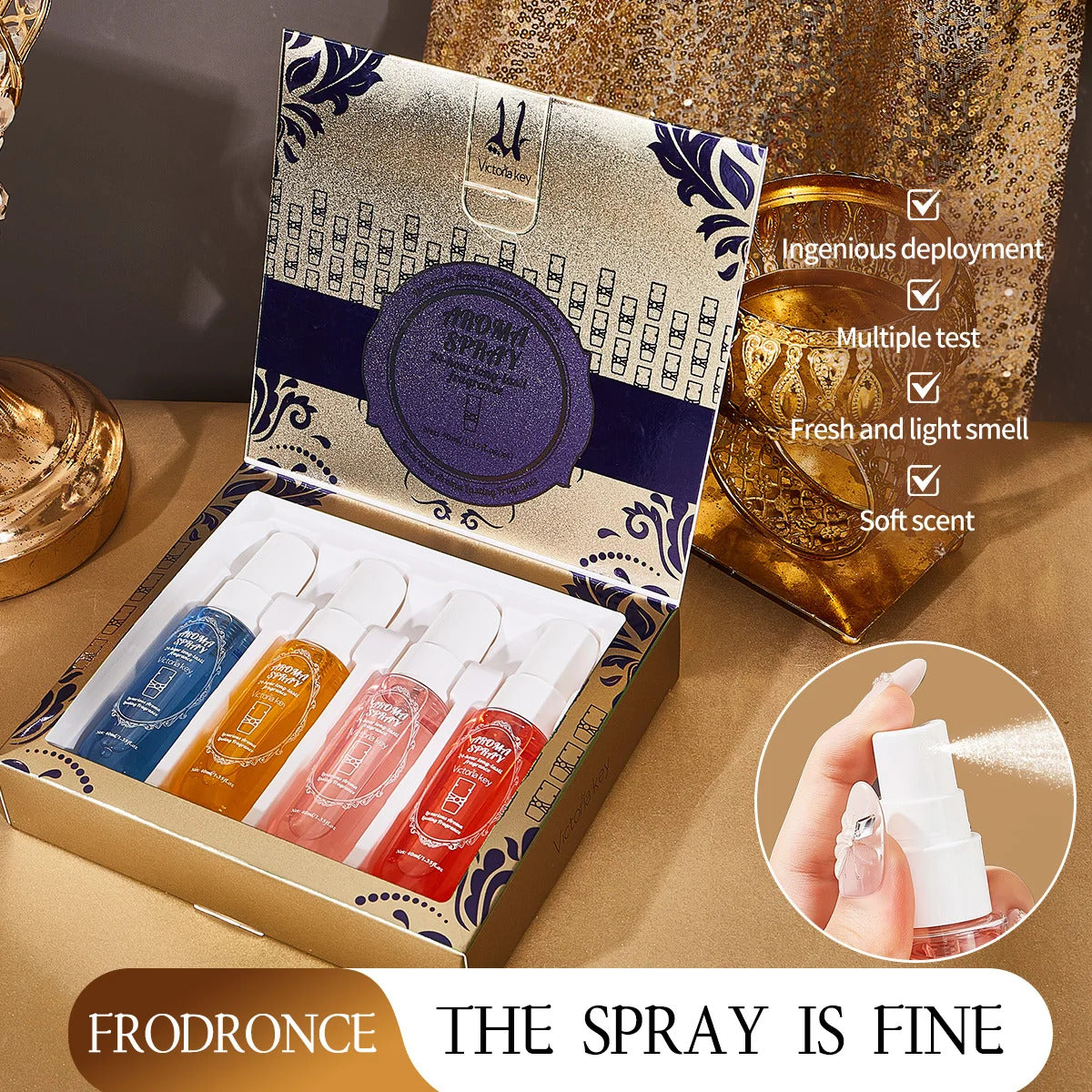 Middle East Series Fragrance Spray Gift Set (Limited Ed.) – Indoor/Outdoor Aromatherapy, Long-Lasting Fresh Scent.