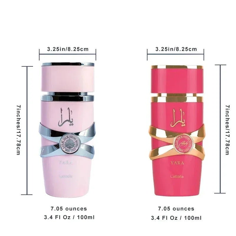 100ml Original Yara Eau De Parfum Spray High Quality Arabian Perfume for Women Lasting Fragrance Pheromone Light Fragrance
