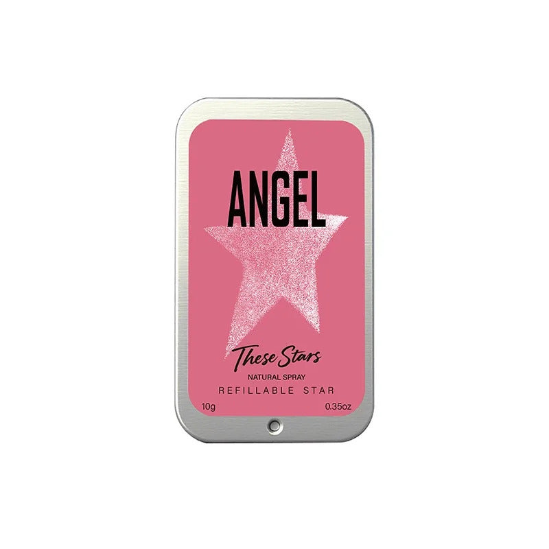 10ml Angel Star Solid Perfume Elegant Rose Jasmine Fragrance Portable Women' Perfume Cream Confident Elegant Star-shaped Perfume