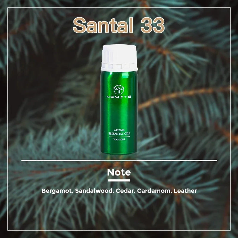 Namste 100ML Santal 33 Aroma Diffuser Essential Oil Supplementary Fluid Top Level Perfume Air Freshener Fragrance Home smell